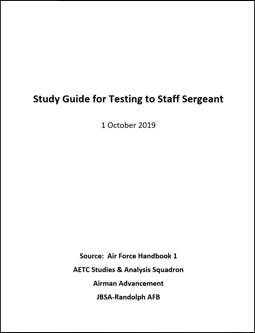 Air Force PDG Study Guides Printed Copies