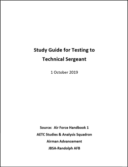 Air Force PDG Study Guides Printed Copies