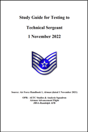 2022 Study Guide for Promotion to Technical Sergeant