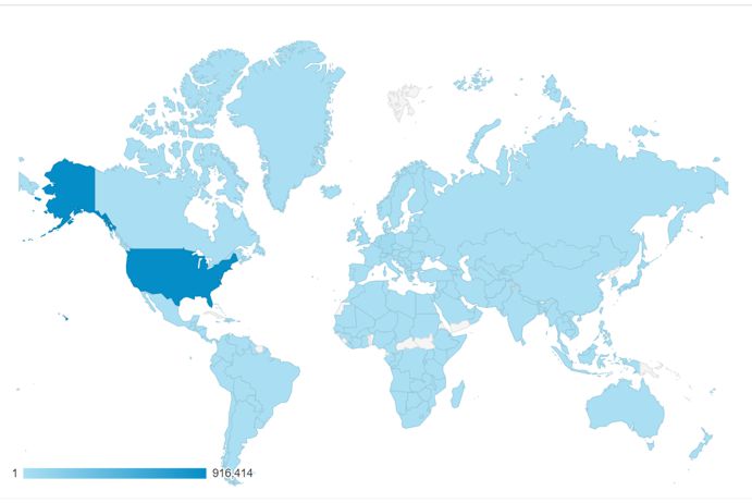 google analytics map